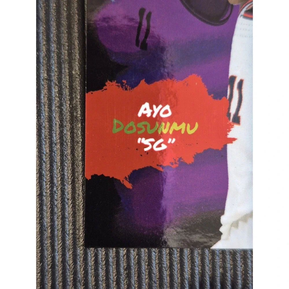 2022‎ Wild Card Alumination Ayo Dosunmu 'SG' #LS-1 Light Show Purple /225